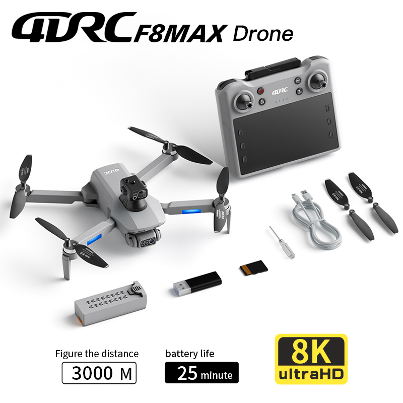 Drone Surveying - Dron F8 MAX GPS profesional con