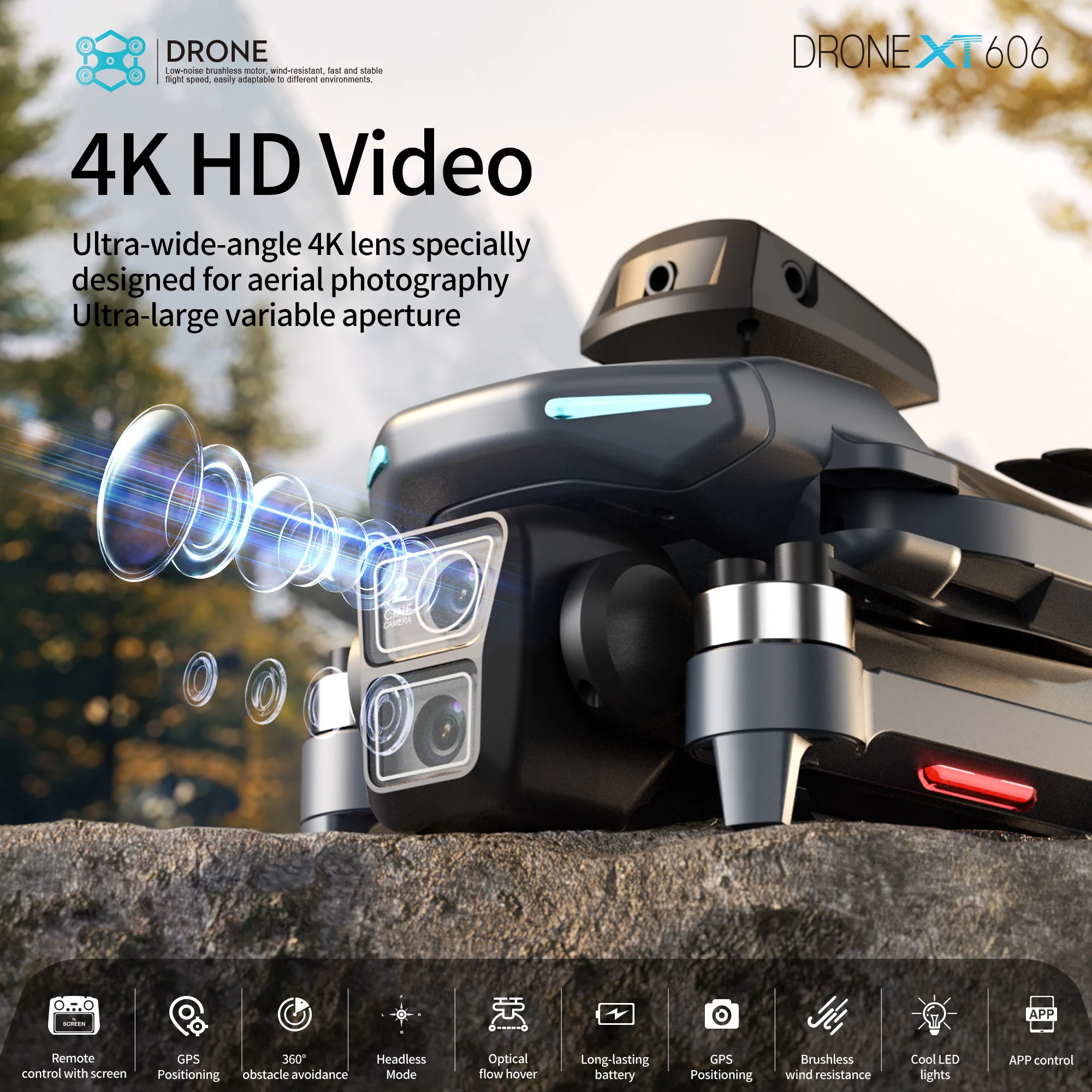 Dron Original XT606 Profesiona - Drone Multispectral reseña y precio