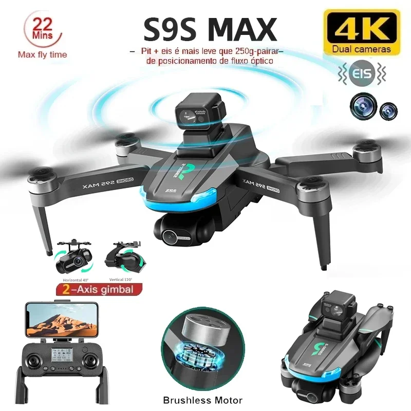 Nuevo S9S MAX MINI Drone 4K 2  - Drone Aerial Photography reseña y precio