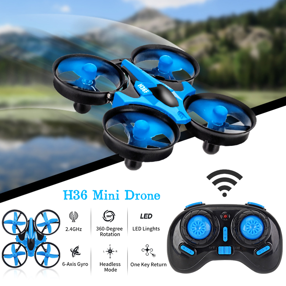 Mini Dron JJRC H36 2.4G de 6 E - Drone Video Production reseña y precio
