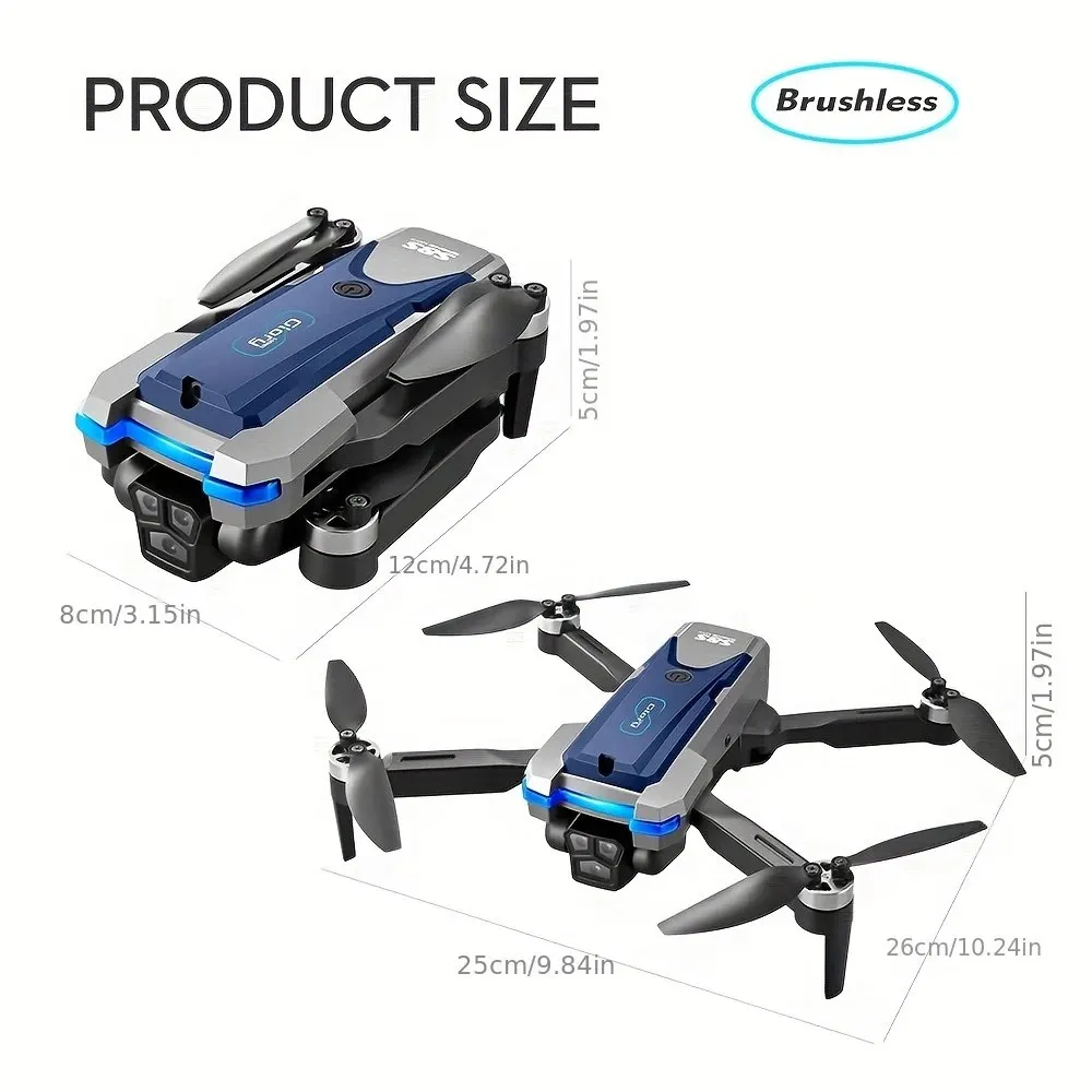 Dron plegable S8S con GPS, 5G, - Drone Cinematic reseña y precio