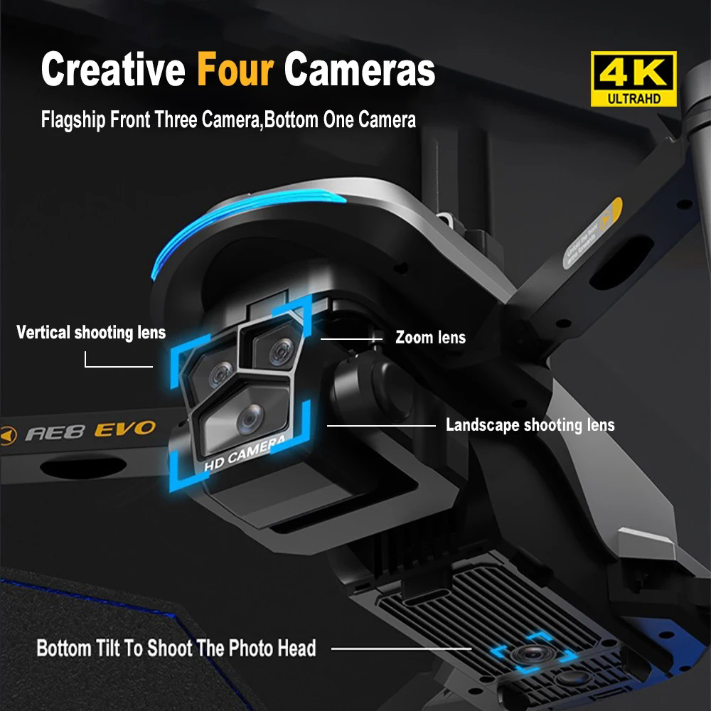 Dron AE8 EVO GPS 8K Profesiona - Drone Multispectral reseña y precio